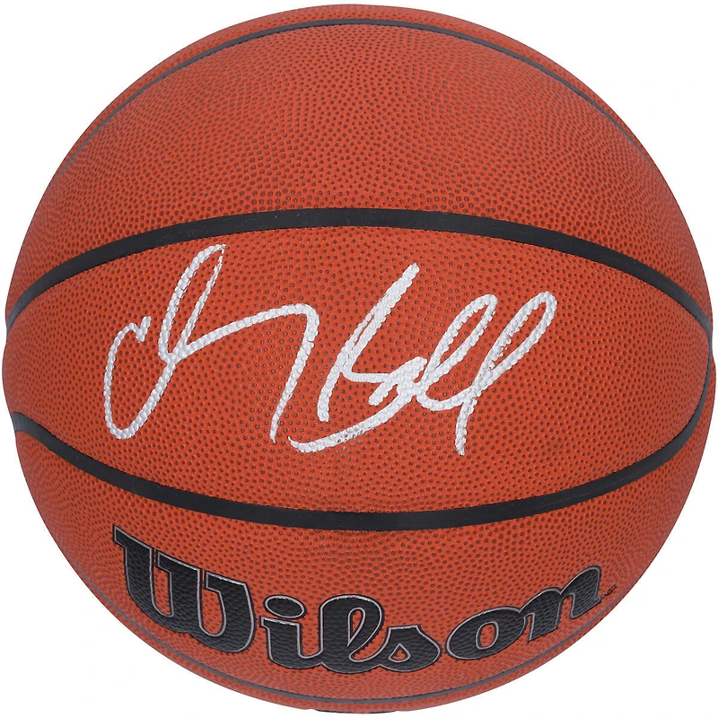 Ballon de basket-ball intérieur/extérieur Wilson Authentic Series autographié par Chauncey Billups des Detroit Pistons