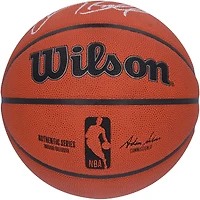 Ballon de basket-ball intérieur/extérieur Wilson Authentic Series autographié par Chauncey Billups des Detroit Pistons