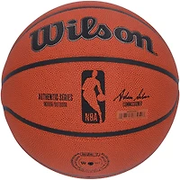 Ballon de basket-ball intérieur/extérieur Wilson Authentic Series autographié par Chauncey Billups des Detroit Pistons