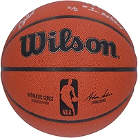 Chauncey Billups Detroit Pistons Autographed Wilson Authentic Series Indoor/Outdoor Basketball with Multiple Inscriptions