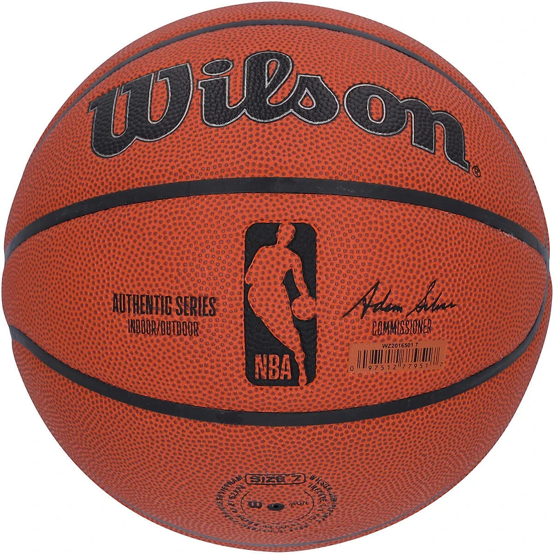 Chauncey Billups Detroit Pistons Autographed Wilson Authentic Series Indoor/Outdoor Basketball with Multiple Inscriptions