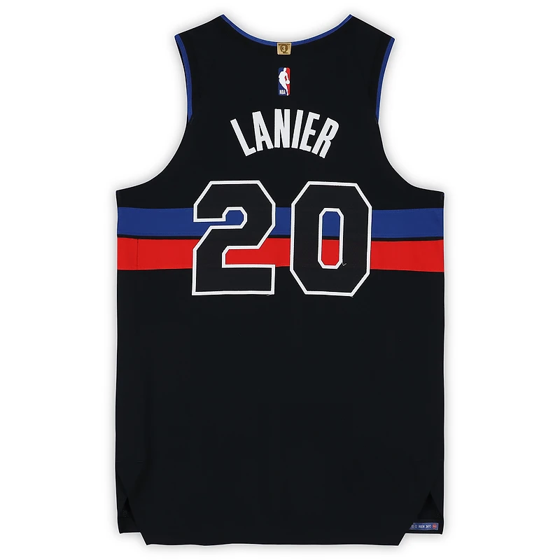 Maillot Nike noir n° 20 porté par Chaz Lanier (Detroit Pistons) lors de la saison NBA 2025-2026 - Taille 48+4