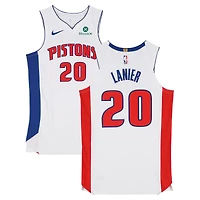 Chaz Lanier Detroit Pistons Player-Issued #20 White Nike Jersey from the 2025-26 NBA Season - Size 48+4