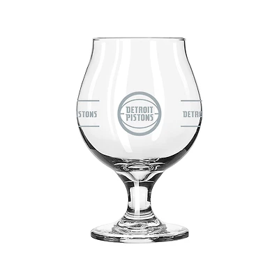 Detroit Pistons 16oz. Belgium Glass