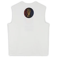 Maillot sans manches blanc Jordan Brand officiel des Detroit Pistons, saison NBA 2025-2026 - Taille 2XL