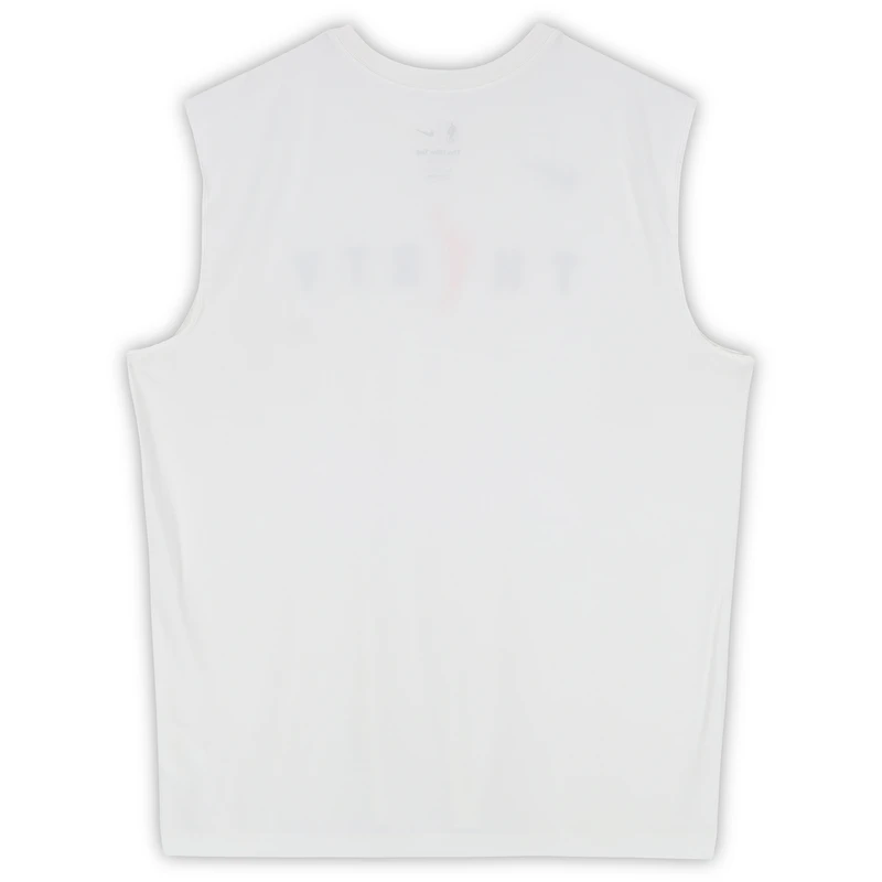 Detroit Pistons Team-Issued White Nike WNBA Sleeveless Shirt from the 2025-26 NBA Season
