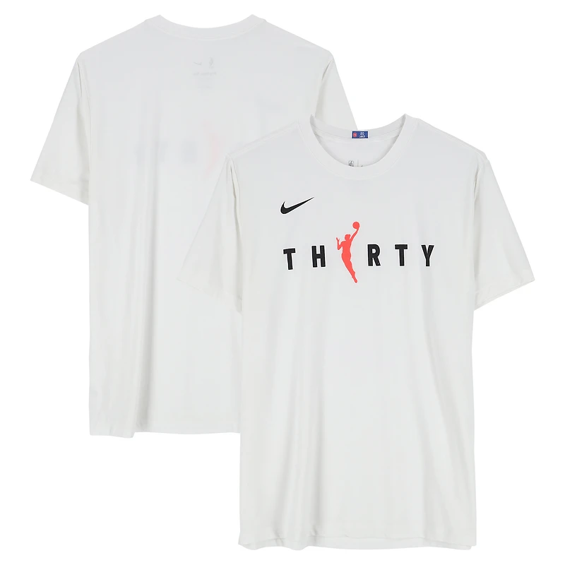 Detroit Pistons Team-Issued White Nike WNBA T-Shirt from the 2025-26 NBA Season