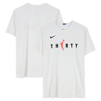 Detroit Pistons Team-Issued White Nike WNBA T-Shirt from the 2025-26 NBA Season