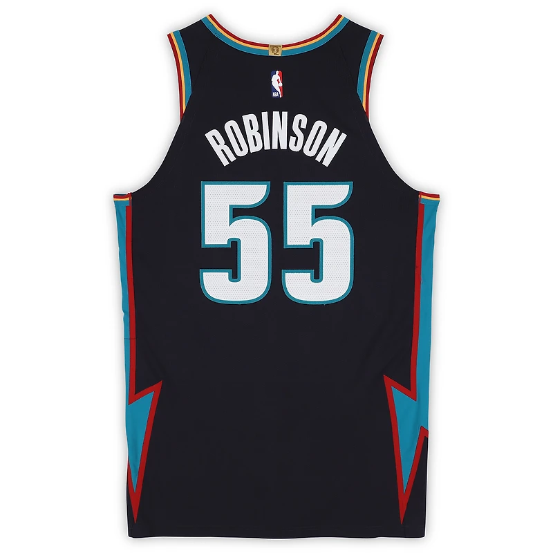 Duncan Robinson Detroit Pistons Game-Used #55 Black Nike City Edition Jersey vs. Charlotte Hornets on April 10, 2026 - Size 50+4