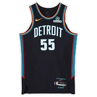 Duncan Robinson Detroit Pistons Game-Used #55 Black Nike City Edition Jersey vs. Charlotte Hornets on April 10, 2026 - Size 50+4