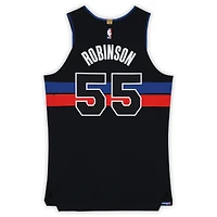 Duncan Robinson Detroit Pistons Game-Used #55 Black Nike Jersey vs. Minnesota Timberwolves on April 2, 2026 - Size 50+4