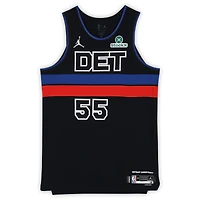 Duncan Robinson Detroit Pistons Game-Used #55 Black Nike Jersey vs. Minnesota Timberwolves on April 2, 2026 - Size 50+4