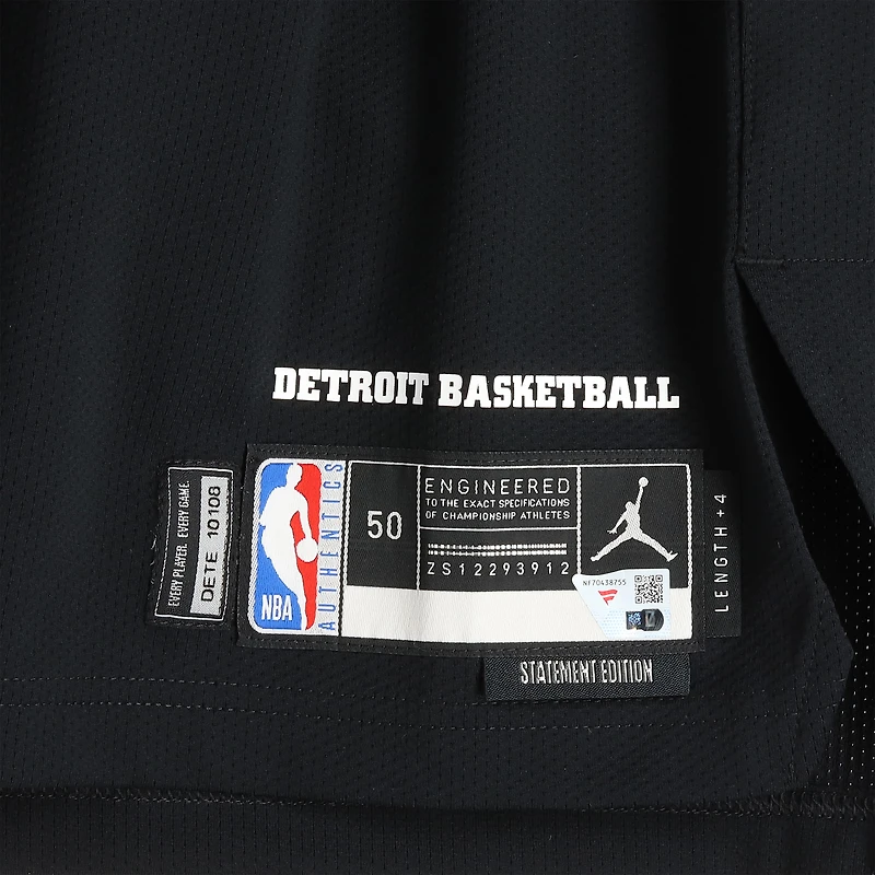 Duncan Robinson Detroit Pistons Game-Used #55 Black Nike Jersey vs. Minnesota Timberwolves on April 2, 2026 - Size 50+4