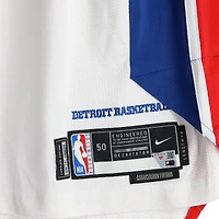Duncan Robinson Detroit Pistons Game-Used #55 White Nike Jersey vs. Milwaukee Bucks on April 8 and vs. Indiana Pacers on April 12, 2026 - Size 50+4