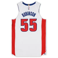 Duncan Robinson Detroit Pistons Game-Used #55 White Nike Jersey vs. Orlando Magic on April 22, 2026 - Size 50+4