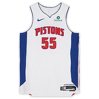 Duncan Robinson Detroit Pistons Game-Used #55 White Nike Jersey vs. Orlando Magic on April 22, 2026 - Size 50+4