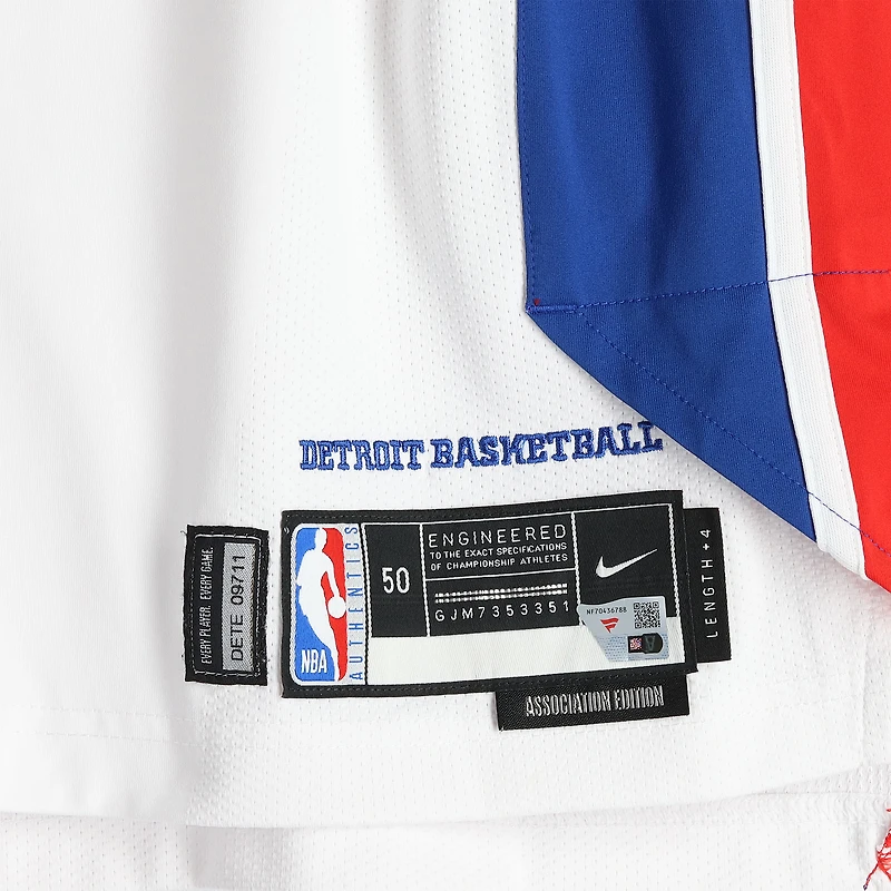 Duncan Robinson Detroit Pistons Game-Used #55 White Nike Jersey vs. Orlando Magic on April 22, 2026 - Size 50+4
