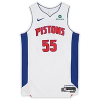 Duncan Robinson Detroit Pistons Game-Used #55 White Nike Jersey vs. Toronto Raptors on March 31, 2026 - Size 50+4
