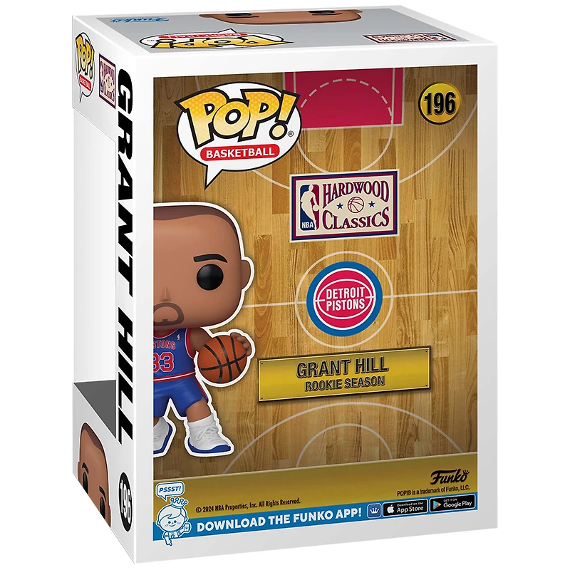 Figurine en vinyle Funko Pop! Detroit Pistons #196 Grant Hill