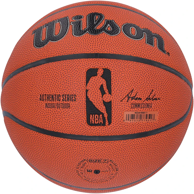 Grant Hill Autographed Wilson Authentic Series Indoor/Outdoor Basketball
