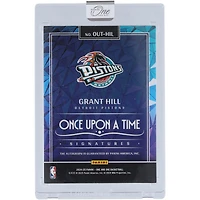 Carte autographiée Grant Hill des Detroit Pistons 2024-25 Panini One & One Once Upon A Time Signatures #OUT-HIL #10/35
