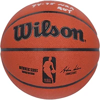 Grant Hill Detroit Pistons Autographed Wilson Authentic Series Indoor/Outdoor Basketball with "94-95 NBA ROY" Inscription