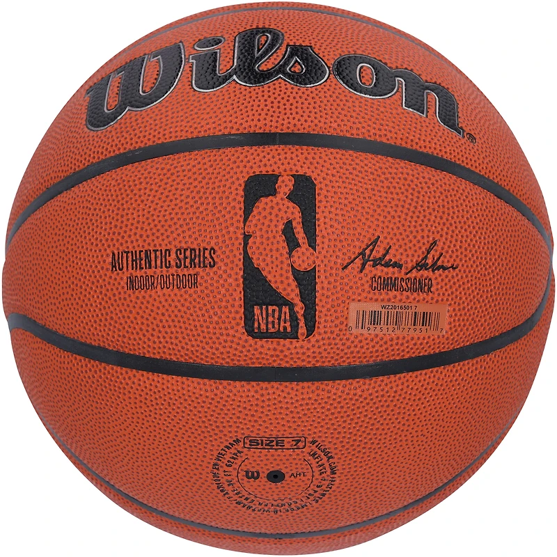Grant Hill Detroit Pistons Autographed Wilson Authentic Series Indoor/Outdoor Basketball with "94-95 NBA ROY" Inscription