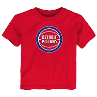 Infant Outerstuff  Red Detroit Pistons Primary Logo T-Shirt