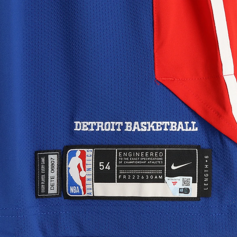 Isaiah Stewart Detroit Pistons Game-Used #28 Blue Nike Jersey vs. Miami Heat on March 8, 2026 - Size 54+6
