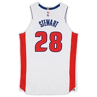 Isaiah Stewart Detroit Pistons Game-Used #28 White Nike Jersey vs. Cleveland Cavaliers on March 3 and vs. San Antonio Spurs on March 5, 2026 - Size 54+4