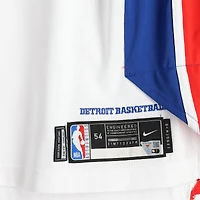 Maillot blanc Nike porté par Isaiah Stewart (Detroit Pistons) n° 28 contre les Indiana Pacers le 12 avril 2026 - Taille 54+6