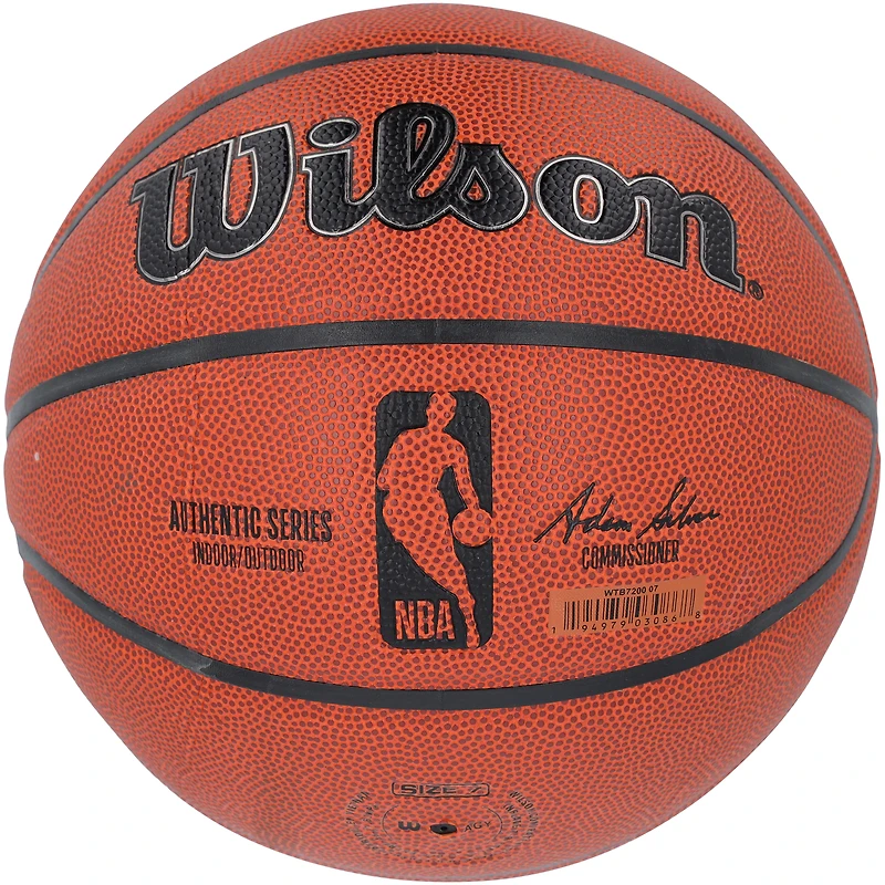 Isiah Thomas Detroit Pistons Autographed Wilson Authentic Series Indoor/Outdoor Basketball