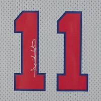 Isiah Thomas Gray Detroit Pistons Autographed Mitchell & Ness 1982-83 Swingman Jersey