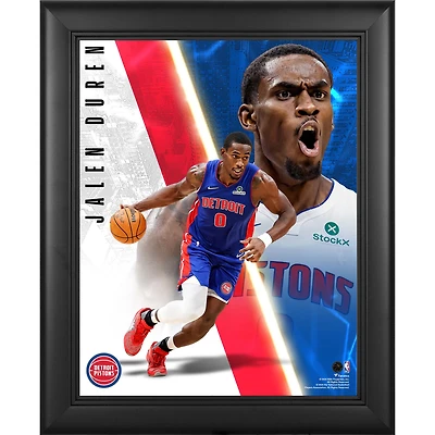 Jalen Duren Detroit Pistons Encadré 13" x 16" Radiance Collage