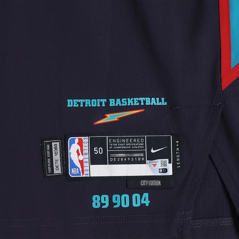 Javonte Green Detroit Pistons Game-Used #31 Black Nike City Edition Jersey vs. Charlotte Hornets on April 10, 2026 - Size 50+4