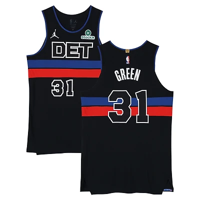 Maillot Nike noir porté par Javonte Green (Detroit Pistons) n° 31 lors du match contre les Minnesota Timberwolves le 2 avril 2026 - Taille 50+4