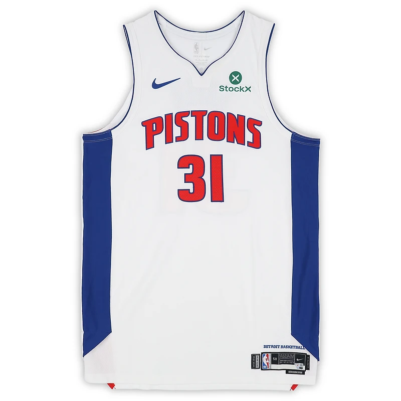 Javonte Green Detroit Pistons Game-Used #31 White Nike Jersey vs. Orlando Magic on April 22, 2026 - Size 50+4