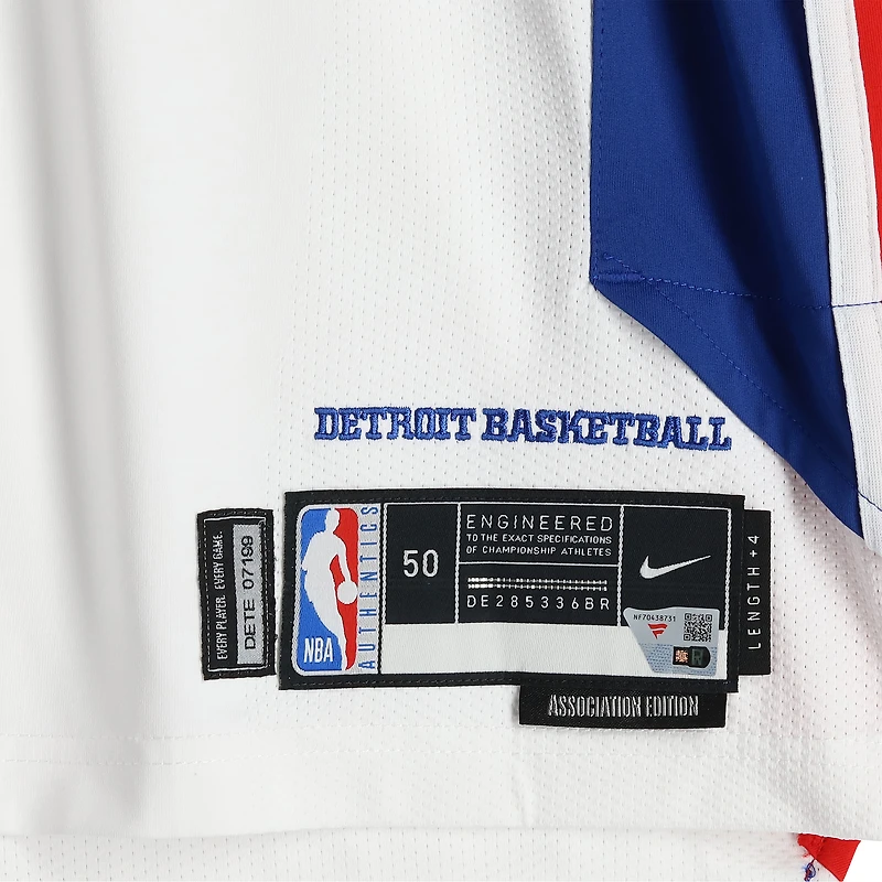 Javonte Green Detroit Pistons Game-Used #31 White Nike Jersey vs. Toronto Raptors on March 31 and vs. Orlando Magic on April 6, 2026 - Size 50+4