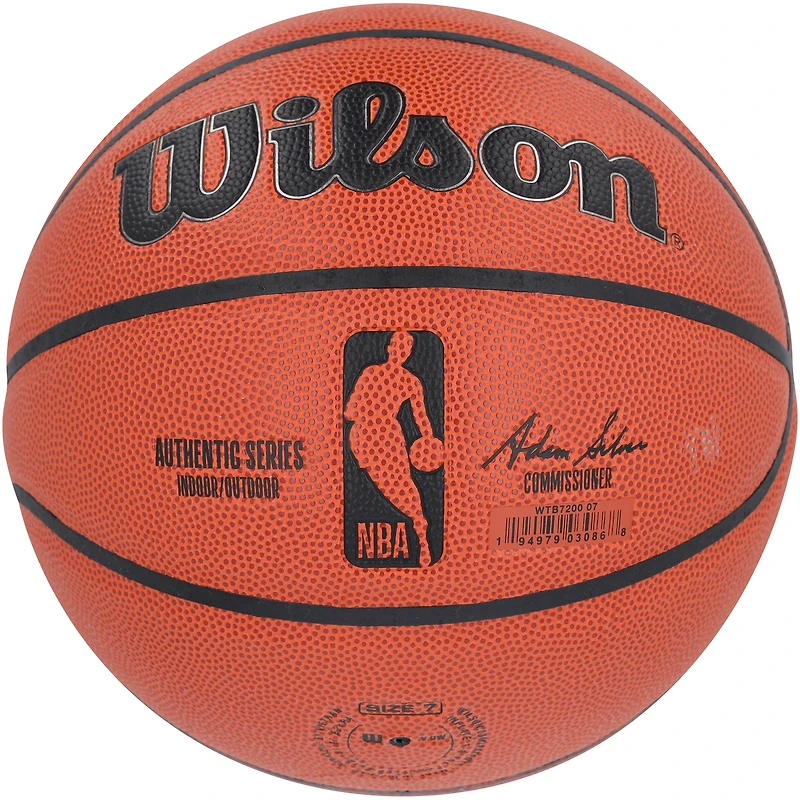 Joe Dumars Detroit Pistons Autographed Wilson Authentic Series Indoor/Outdoor Basketball with Multiple Inscriptions - Limited Edition #4/4