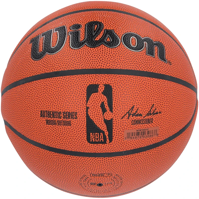 Joe Dumars Detroit Pistons Autographed Wilson Authentic Series Indoor/Outdoor Basketball