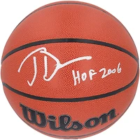 Joe Dumars Detroit Pistons Autographed Wilson Replica Basketball with "HOF 2006" Inscription