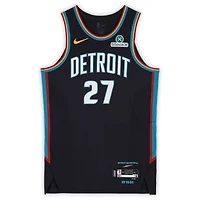 Maillot Nike City Edition noir n° 27 porté par Kevin Huerter (Detroit Pistons) lors du match contre les Charlotte Hornets le 10 avril 2026 - Taille 50+4