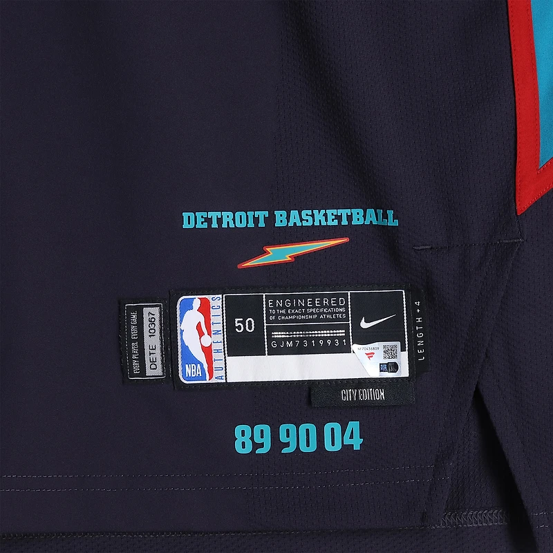 Kevin Huerter Detroit Pistons Game-Used #27 Black Nike City Edition Jersey vs. Charlotte Hornets on April 10, 2026 - Size 50+4