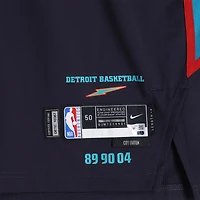 Kevin Huerter Detroit Pistons Game-Used #27 Black Nike City Edition Jersey vs. Charlotte Hornets on April 10, 2026 - Size 50+4