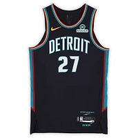 Kevin Huerter Detroit Pistons Game-Used #27 Black Nike City Edition Jersey Worn During the 2025-26 NBA Season - Size 50+4