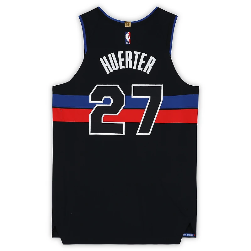 Kevin Huerter Detroit Pistons Game-Used #27 Black Nike Jersey vs. Minnesota Timberwolves on April 2, 2026 - Size 50+4
