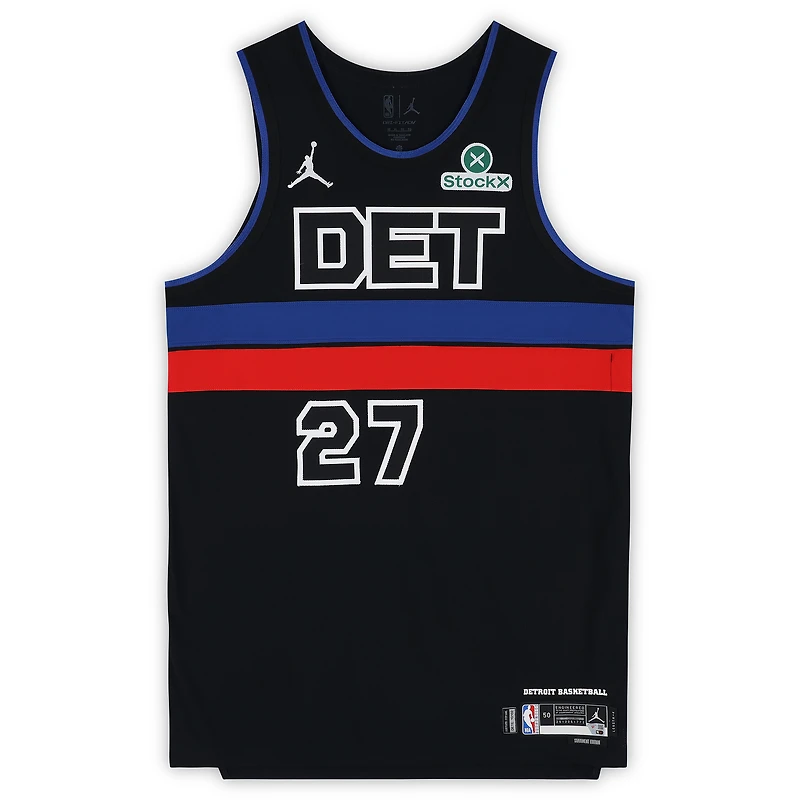 Kevin Huerter Detroit Pistons Game-Used #27 Black Nike Jersey vs. Minnesota Timberwolves on April 2, 2026 - Size 50+4