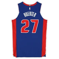 Maillot Nike bleu n° 27 porté par Kevin Huerter (Detroit Pistons) lors de la saison NBA 2025-2026 - Taille 50+4