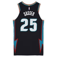 Marcus Sasser Detroit Pistons Game-Used #25 Black Nike City Edition Jersey Worn During the 2025-26 NBA Season - Size 46+4