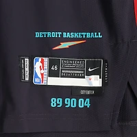 Marcus Sasser Detroit Pistons Game-Used #25 Black Nike City Edition Jersey Worn During the 2025-26 NBA Season - Size 46+4
